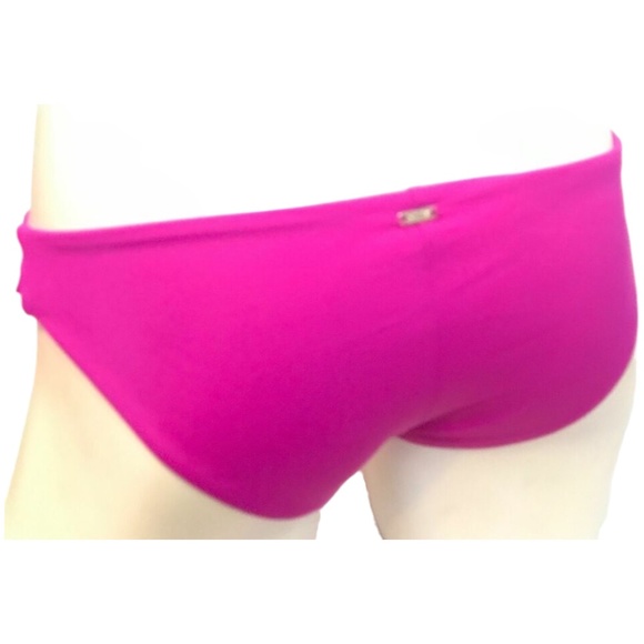 Victoria's Secret PINK Dark Pink Cheeky Hipster Swim Bottom S - Picture 2 of 2